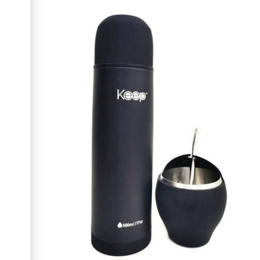 Set De Mate + Termo Bala Mate Keep