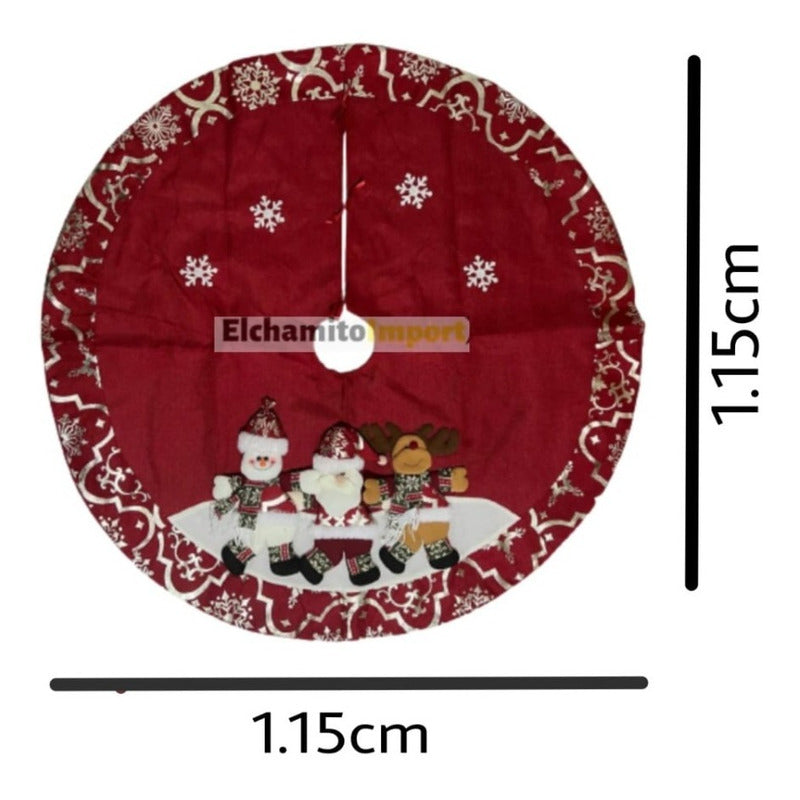 Faldon De Arbol Navideño Decoracion Navidad Pie De Arbol