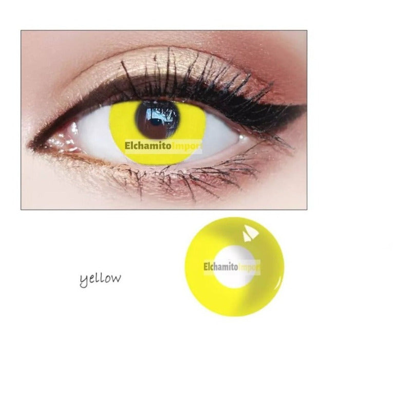 Lentes De Contacto Halloween Disfraz Accesorio Cosplay