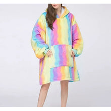 Maxi Polerones Felpa Capucha Manta Polar Bata Frazada