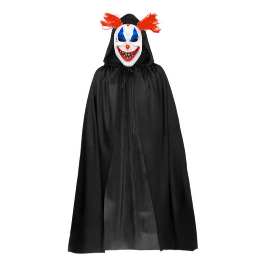 Disfraz Payaso Clown Capa + Mascara Halloween