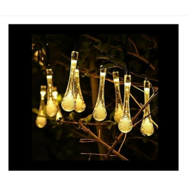 Luces Decorativas Solares Navideñas 5metros
