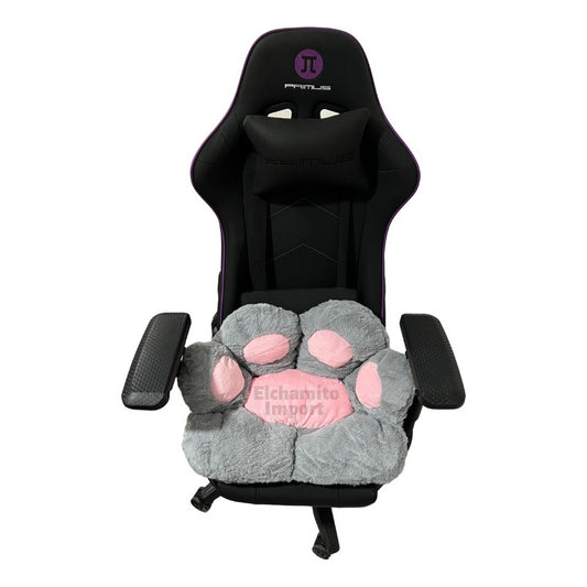 Cojín Para Silla Asiento Peluche Garrita Gato Mueble Mascota