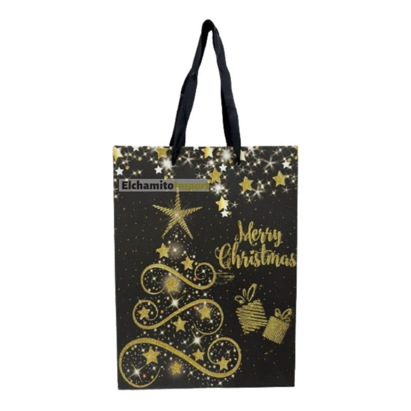 Pack 10 Bolsas Regalos Navideñas 40x30x12cm