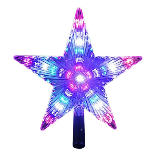 Estrella Para Árbol De Navidad Luminosa Led 22cm/enchufe