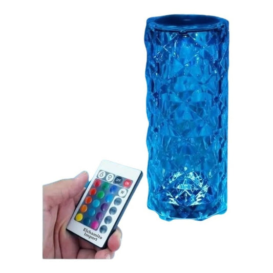 Lámpara Cristal, 16 Colores Control