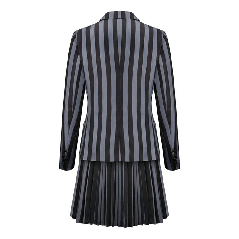 Disfraz Merlina Escuela Juvenil Mujer Cosplay