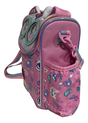 Lonchera Termica Con Bolsillo Para Botella Lonchera Escolar