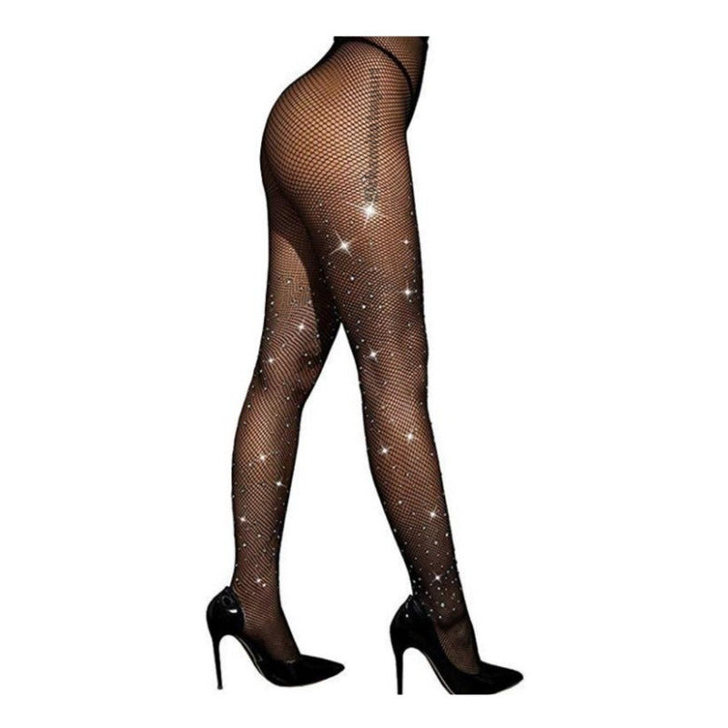 Panty Malla Red Con Brillos