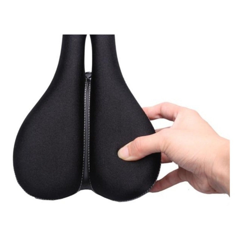 Sillin De Gel Para Bicicleta  Negro-gel 18 Cm 26 Cm