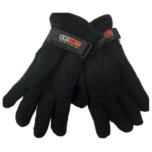 Guantes Polar Invierno  Negro