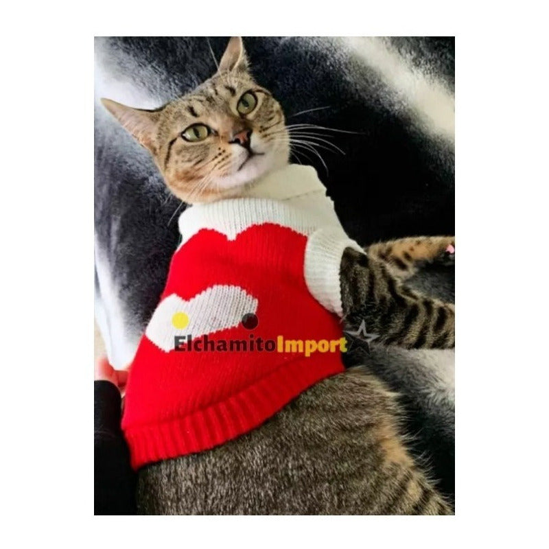 Chaleco Tejido Accesorio Ropa Mascotas Gatos / Perros