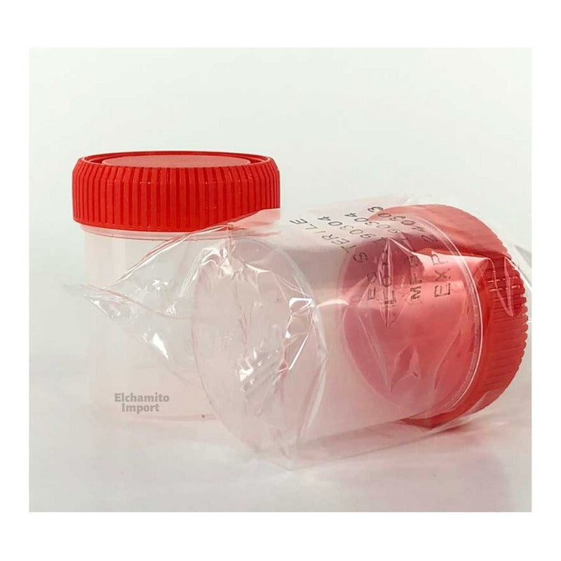 Frasco Estéril Orina Tapa Rosca 100ml