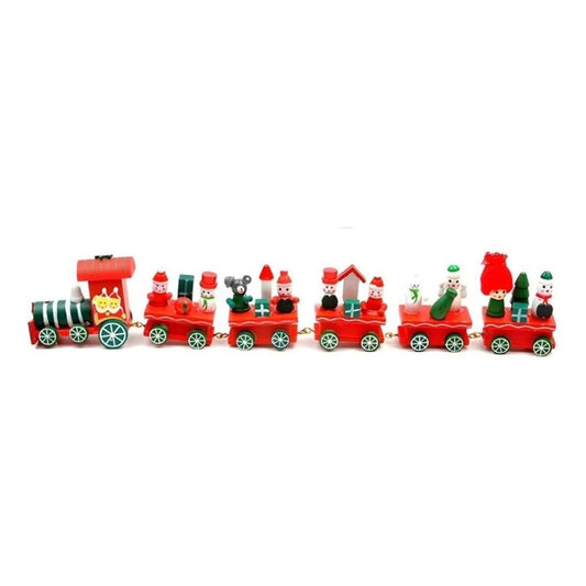 Tren Navidad Decoracion Navideña Adorno Arbol Navidad 24 Cm
