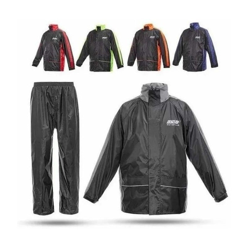 Traje De Lluvia Negro M-l