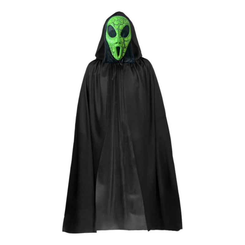 Traje Capa + Mascara Scream Movie Grito Terror Halloween