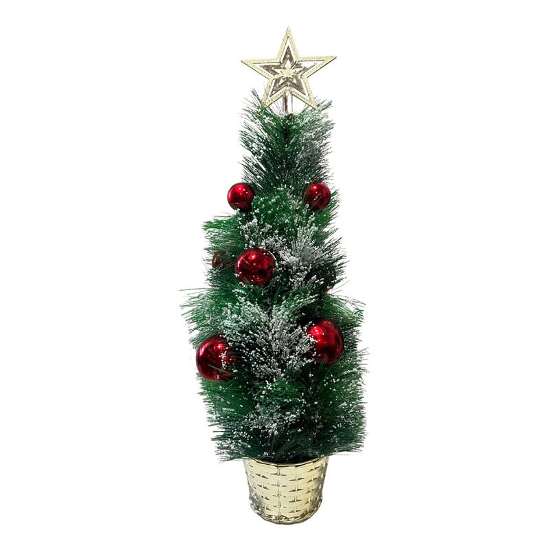 Árbol Navideño De Escritorio Mini Arbolito De Navidad 40cm Verde