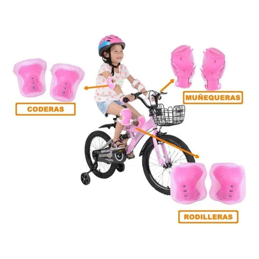 Set Protectores Coderas Rodilleras Kids