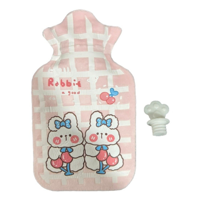 Guatero  Mano - Bolsa  Agua Caliente Conejas - Rosadas