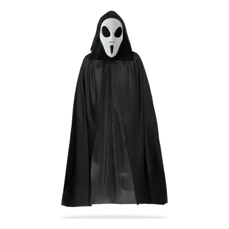 Disfraz Scream Capa + Mascara Niño Halloween Terror – elchamitoimport