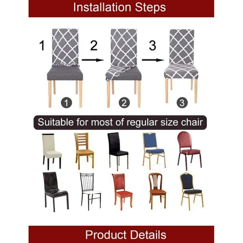 Funda Silla Comedor Navideña