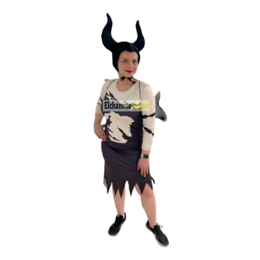 Disfraz De Malefica Halloween Mujer