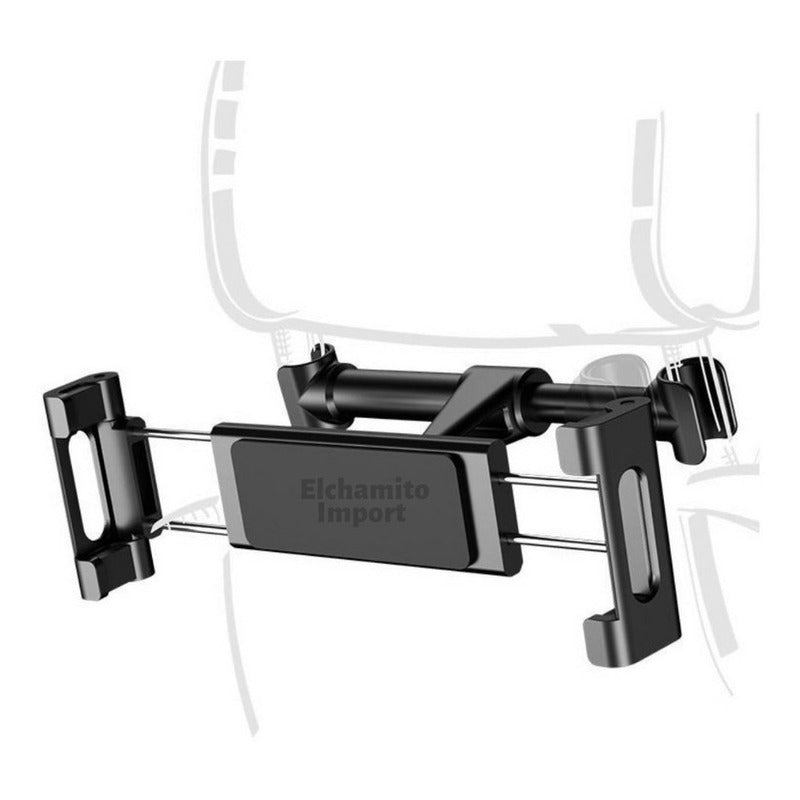 Soporte Celular Tablet /switch /oled- Auto Asiento Respaldo Negro