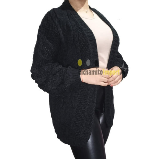 Chaleco Cardigans Manga Globo Lana Mujer