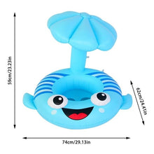 Flotador  Asiento Inflable Sombrilla Bebes