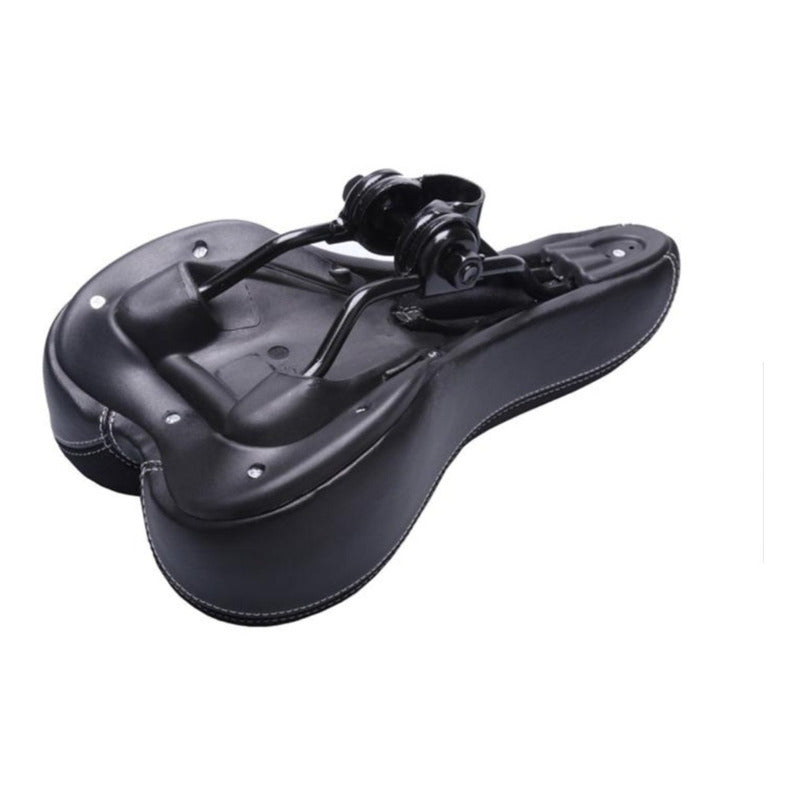 Sillin De Gel Para Bicicleta  Negro-gel 18 Cm 26 Cm