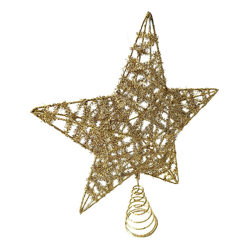 Estrella Arbol De Navidad Decoracion Adorno 25 Cm