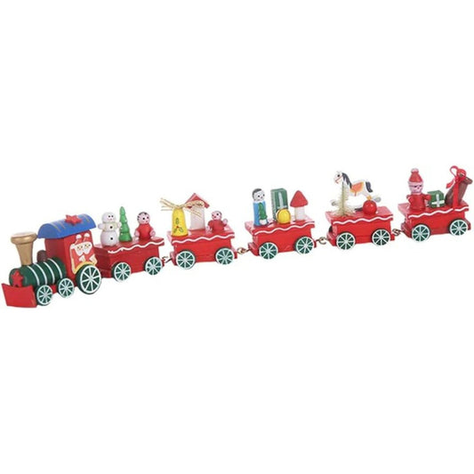 Tren Navidad Decoracion Navideña Adorno Arbol Navidad 30 Cm