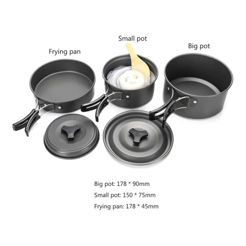 Set Ollas Camping Picnic Ds300