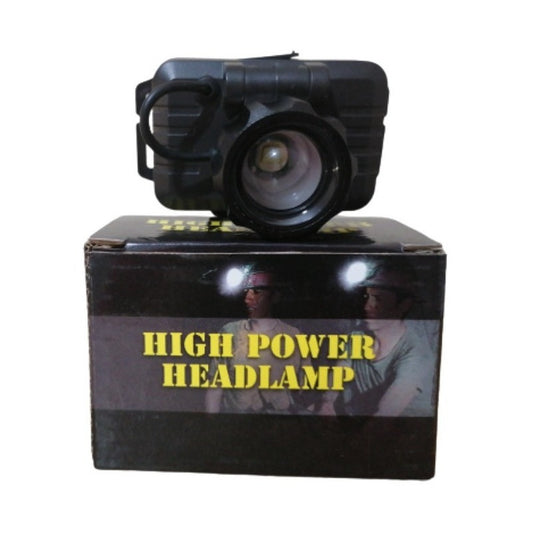 Linterna Frontal Pequeña Led Recargable Negro Blanco