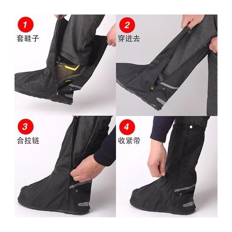 Cubre Zapatos Protección Lluvia Suela Gruesa