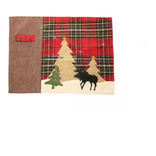 Individuales Para Mesa Decoracion Navideña  Cena Navidad