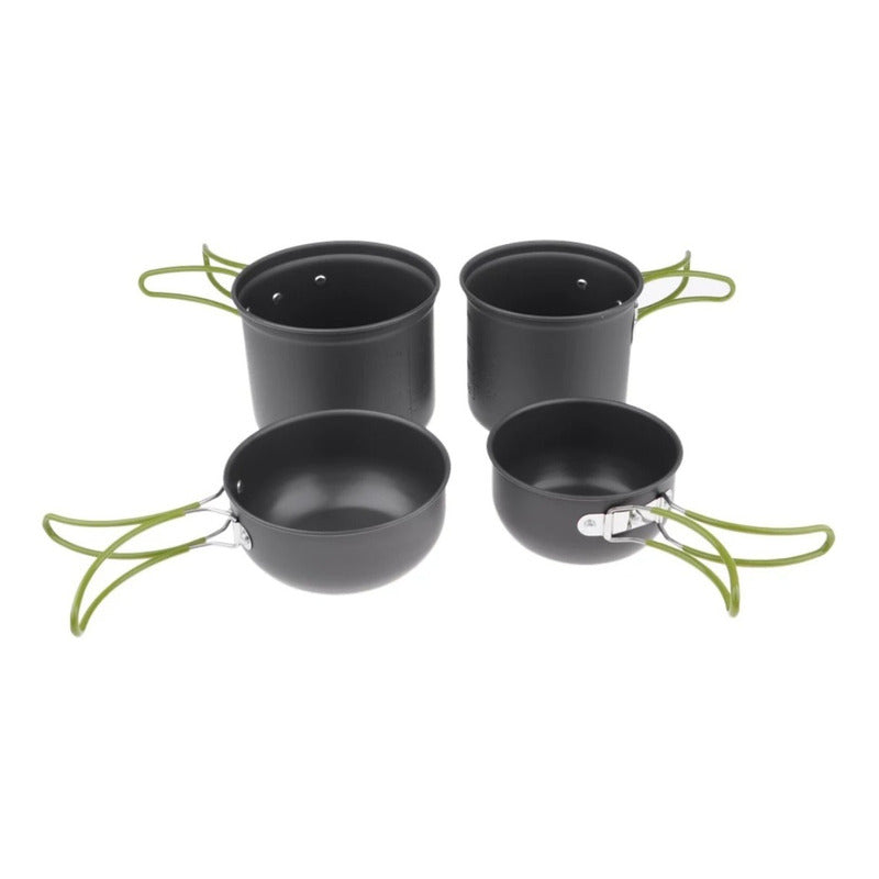 Set Ollas Camping 4 Piezas Ds201