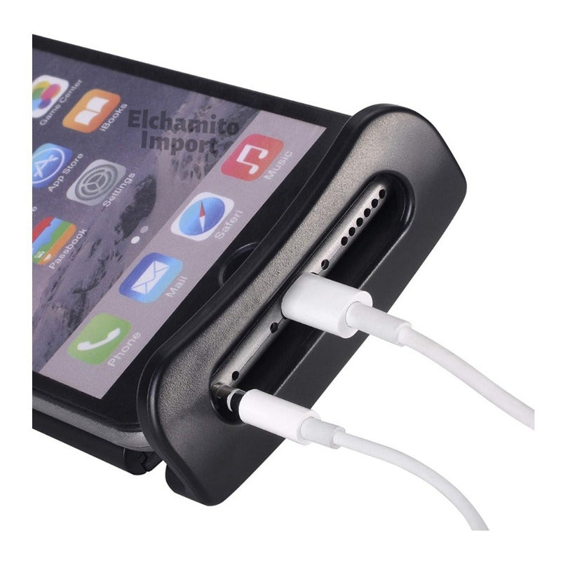 Soporte Celular Tablet /switch /oled- Auto Asiento Respaldo Negro