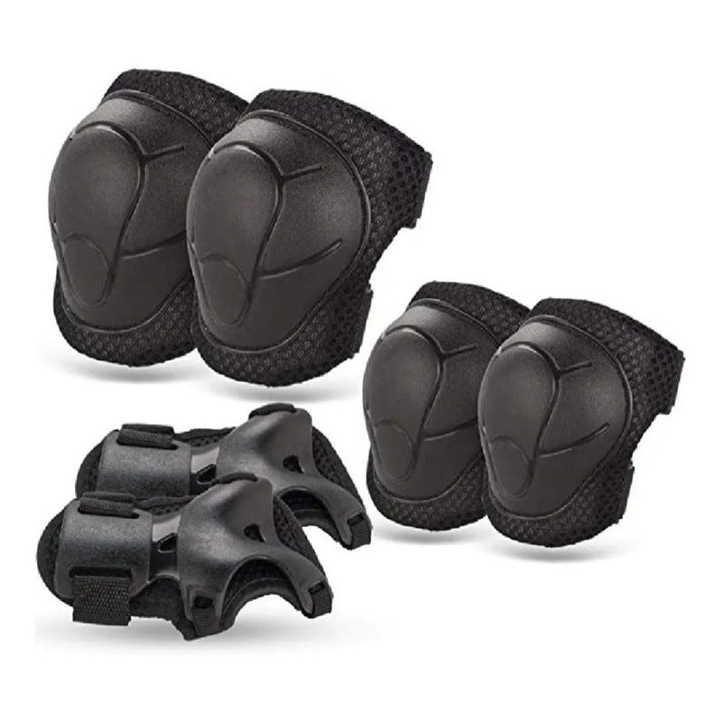 Set Protección Niños Coderas Rodillera Muñecas Rosa