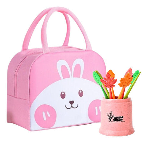Lonchera Térmica Colación Para Niños Kawaii