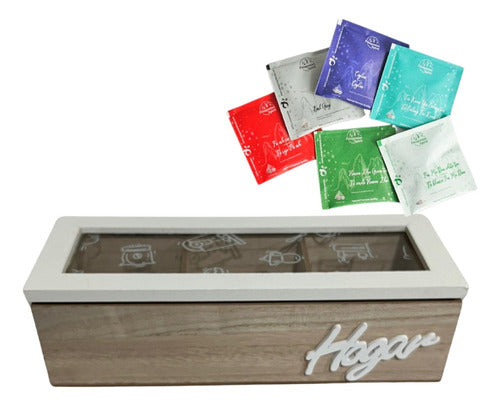 Caja Organizadora De Madera Para Te/joyas/accesorios