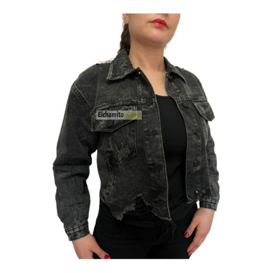 Chaqueta Mezclilla - Jeans -  Moda Mujer