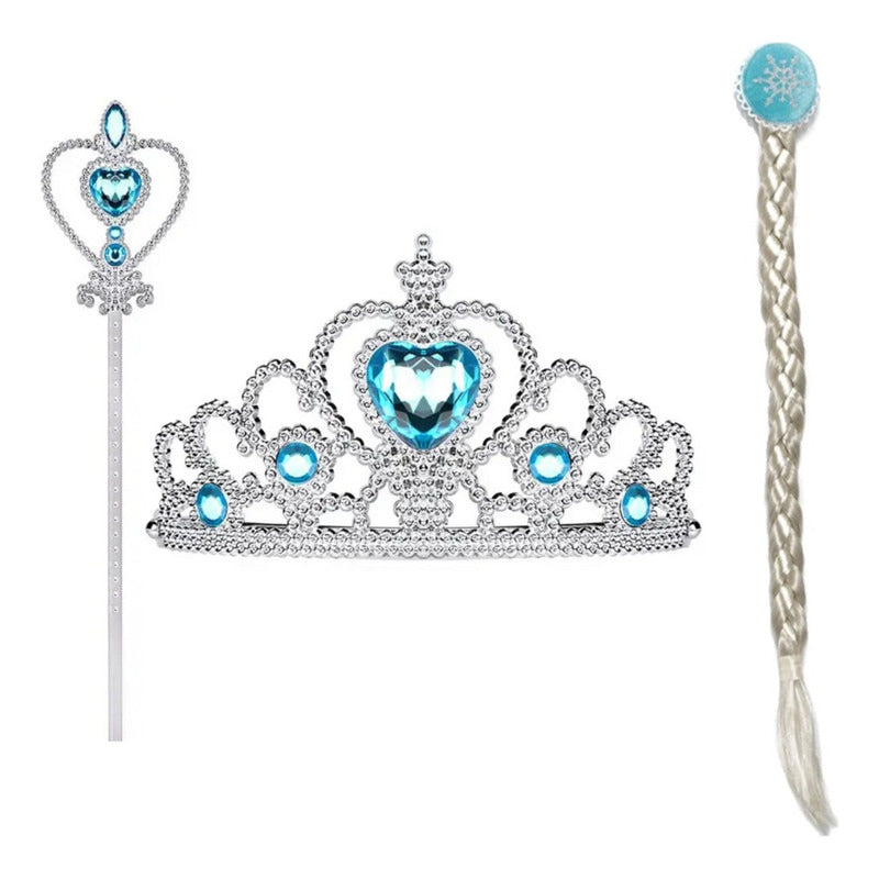 Accesorios De Princesa Elsa Cosplay Niñas