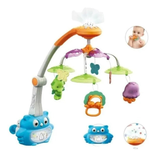 Movil Bebe Musical - Proyector Sonajeros Movil