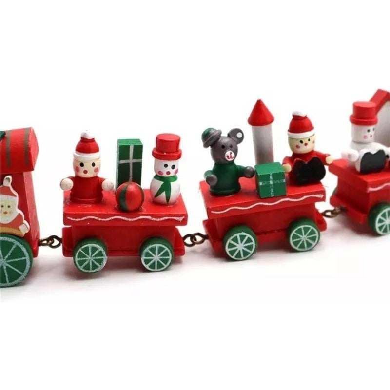 Tren Navidad Decoracion Navideña Adorno Arbol Navidad 24 Cm