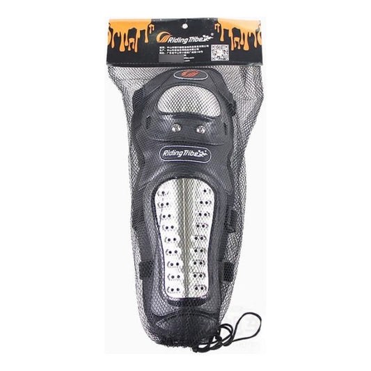 Kit Rodillera Y Codera De Acero Inxodable Para Motocicleta