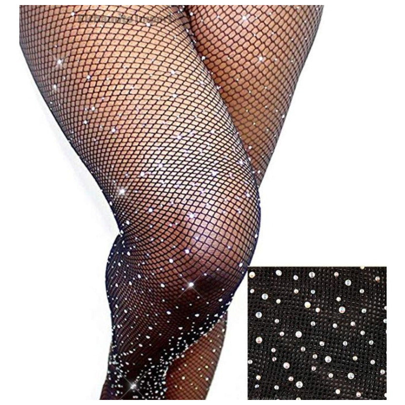 Panty Malla Red Con Brillos