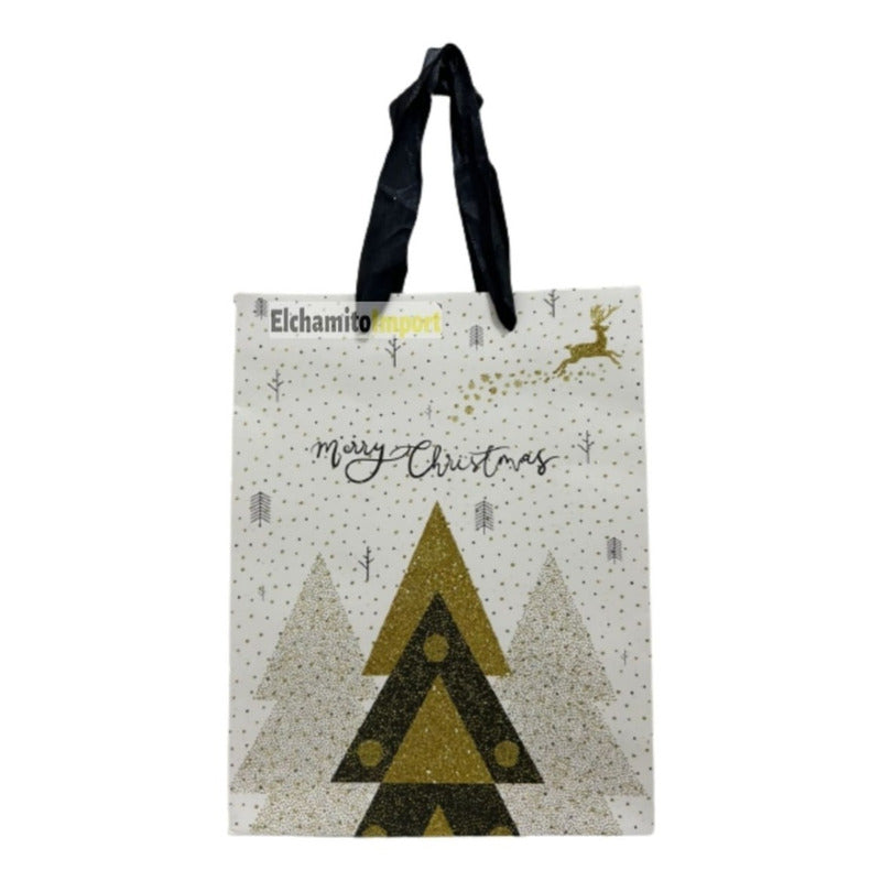 Pack 10 Bolsas Regalos Navideñas 40x30x12cm