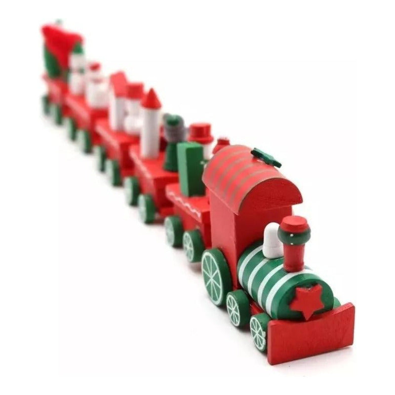 Tren Navidad Decoracion Navideña Adorno Arbol Navidad 24 Cm