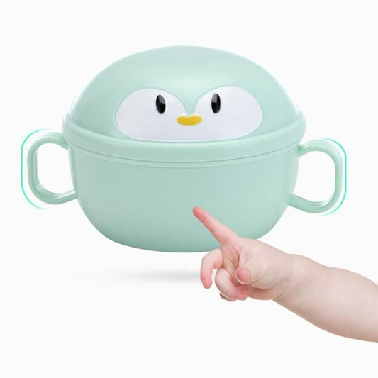 Bowl Térmico Pingüino Alimentación Asas + Cuchara